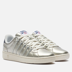 Женские кроссовки K-SWISS Slammclassic CC, цвет серебряный