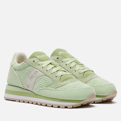 Женские кроссовки Saucony Jazz Triple Corduroy, цвет зелёный