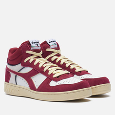 Кроссовки Diadora Magic Basket Demi Cut Suede, цвет красный