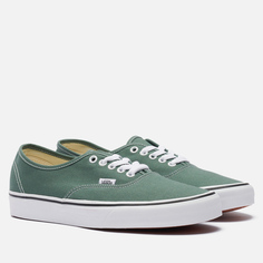 Мужские кеды Vans Authentic Color Theory, цвет зелёный, размер 42 EU