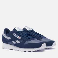 Мужские кроссовки Reebok Classic Leather, цвет синий