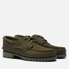 Мужские ботинки Timberland Authentics 3-Eye Classic, цвет зелёный, размер 44.5 EU