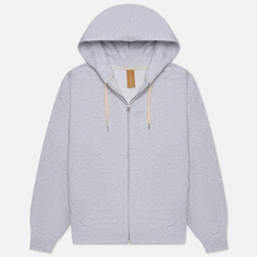 Мужская толстовка FrizmWORKS OG Heavyweight Hoodie Zip Up Parka, цвет серый