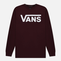 Мужская толстовка Vans Classic Crew II, цвет бордовый