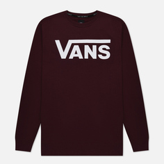 Мужская толстовка Vans Classic Crew II, цвет бордовый, размер L