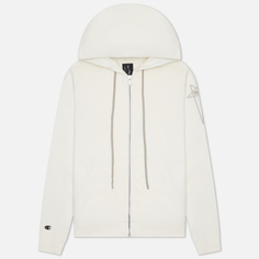 Мужская толстовка Rick Owens x Champion Jasons Hoodie Felpa, цвет белый