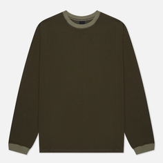 Мужской лонгслив FrizmWORKS Patch Oversized Coloration, цвет оливковый