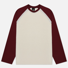 Мужской лонгслив FrizmWORKS Raglan, цвет бордовый