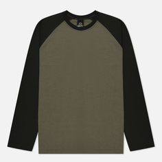 Мужской лонгслив FrizmWORKS Raglan, цвет оливковый