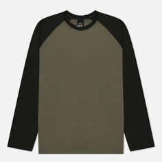 Мужской лонгслив FrizmWORKS Raglan, цвет оливковый, размер XL