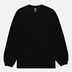 Мужской лонгслив UNAFFECTED Symbol Embroidery, цвет чёрный