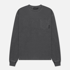 Мужской лонгслив Uniform Bridge Dyeing Pocket, цвет серый