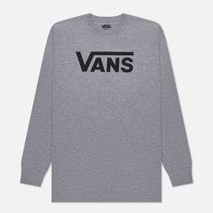 Мужской лонгслив Vans Classic, цвет серый