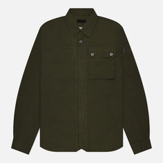 Мужская рубашка Left Hand Sportswear Button Pocket, цвет оливковый