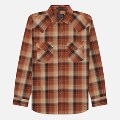 Мужская рубашка Pendleton Frontier, цвет оранжевый, размер XXL