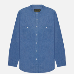 Мужская рубашка Uniform Bridge 23SS Chambray, цвет синий, размер XL