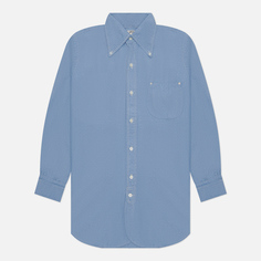 Мужская рубашка Evisu Nashville 3 Button-Down Dot Chambray, цвет голубой, размер S