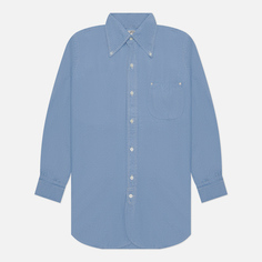 Мужская рубашка Evisu Nashville 3 Button-Down Dot Chambray, цвет голубой