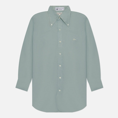 Мужская рубашка Evisu Nashville 3 Button-Down Chambray, цвет зелёный, размер S