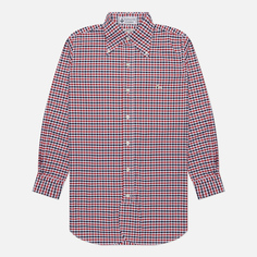 Мужская рубашка Evisu Nashville 3 Button-Down Check, цвет красный, размер XXL