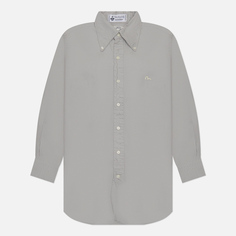 Мужская рубашка Evisu Nashville 3 Button-Down Oxford, цвет серый, размер L