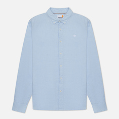 Мужская рубашка Timberland Mill Brook Linen, цвет голубой, размер XL