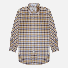 Мужская рубашка Evisu Nashville 3 Button-Down Check, цвет жёлтый, размер XL
