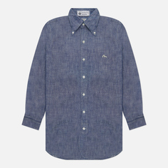 Мужская рубашка Evisu Nashville 3 Selvedge Chambray, цвет синий, размер M