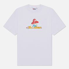 Мужская футболка Butter Goods x The Smurfs Lazy Logo, цвет белый, размер XXL