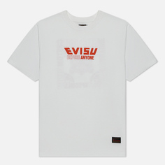 Мужская футболка Evisu Heritage Godhead Square Printed, цвет белый, размер XL