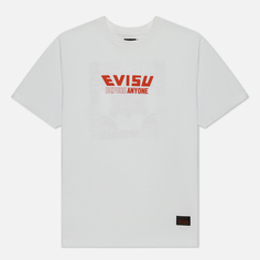 Мужская футболка Evisu Heritage Godhead Square Printed, цвет белый