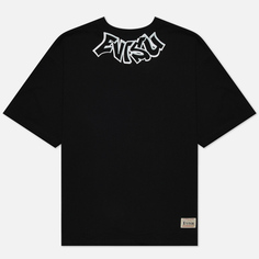 Мужская футболка Evisu Heritage Stencil Daicock Printed, цвет чёрный