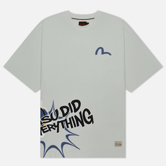Мужская футболка Evisu Heritage Transforming Daruma Printed, цвет зелёный