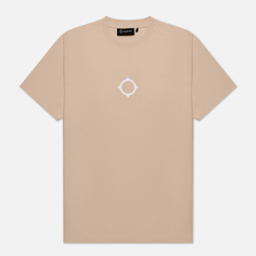 Мужская футболка MA.Strum Compass Print, цвет бежевый, размер S