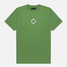 Мужская футболка MA.Strum Compass Print, цвет зелёный, размер XL