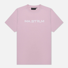 Мужская футболка MA.Strum Logo Chest Print, цвет розовый, размер XL