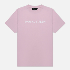 Мужская футболка MA.Strum Logo Chest Print, цвет розовый