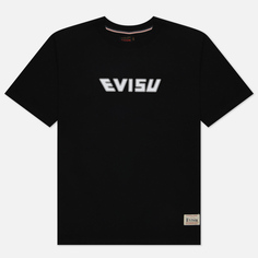 Мужская футболка Evisu Heritage Graffiti Daruma Tonal Daicock Printed, цвет чёрный, размер XXL