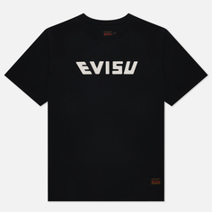 Мужская футболка Evisu Printed Evisu & Seawave Koi Daicock, цвет чёрный