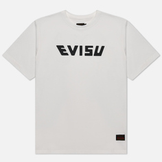 Мужская футболка Evisu Printed Evisu & Seawave Koi Daicock, цвет белый, размер XL