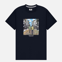 Мужская футболка Weekend Offender Berwick Street Graphic, цвет синий, размер XS