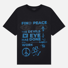 Мужская футболка TSCH Find Peace, цвет чёрный, размер M