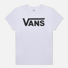 Женская футболка Vans Flying V Crew, цвет белый