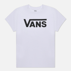 Женская футболка Vans Flying V Crew, цвет белый, размер M