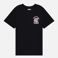 Женская футболка Evisu Graffiti Logo & Daruma Printed Boyfriend, цвет чёрный, размер L