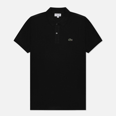 Мужское поло Lacoste Original L.12.12 Slim Fit, цвет чёрный