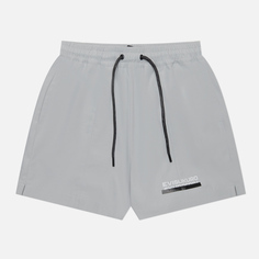 Женские шорты Evisu Evisukuro Printed Elastic Waist, цвет серый