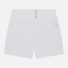 Женские шорты Evisu Evisukuro Seagull Embroidery, цвет белый