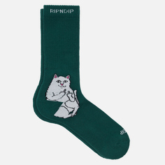 Носки RIPNDIP Lord Nermal, цвет зелёный, размер 40-46 EU