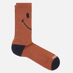 Носки MARKET Smiley Oversized, цвет оранжевый